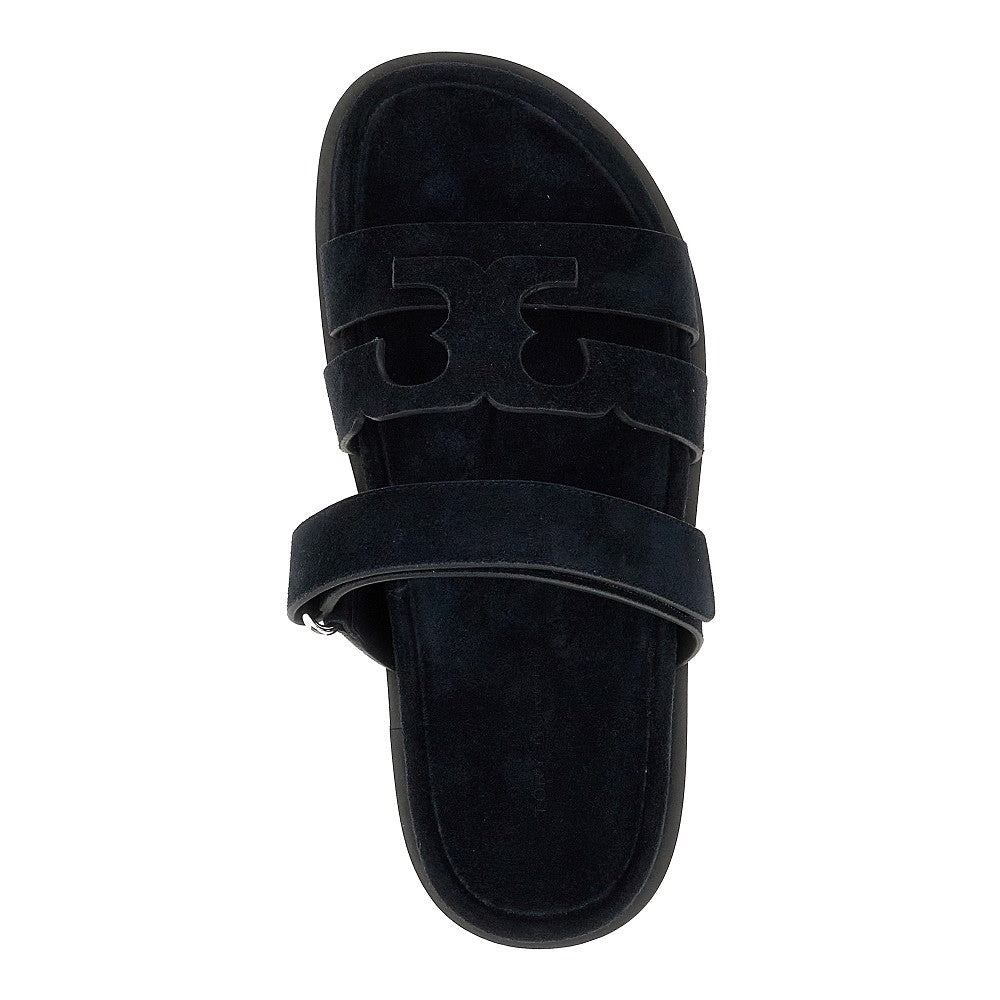 TORY BURCH 6.5 suede leather ines slides