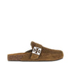 mellow suede leather mules