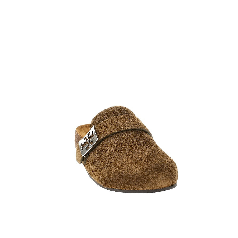 TORY BURCH 6 mellow suede leather mules