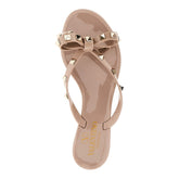 VALENTINO GARAVANI 36 rockstud rubber thong slides