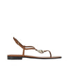 double g leather sandals