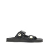 fayence leather double-strap sandals