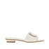 ROGER VIVIER 36 vivchoc buckle nappa leather slides