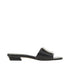 ROGER VIVIER 36 vivchoc buckle nappa leather slides