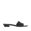 vivchoc buckle nappa leather slides
