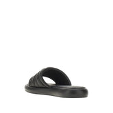 PINKO 36 love birds nappa leather slides