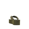 rubber thong slides with eagle logo