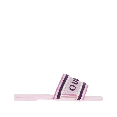 fabric and rubber slides