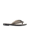 ganni x melissa rubber thong slides