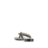 ganni x melissa rubber thong slides