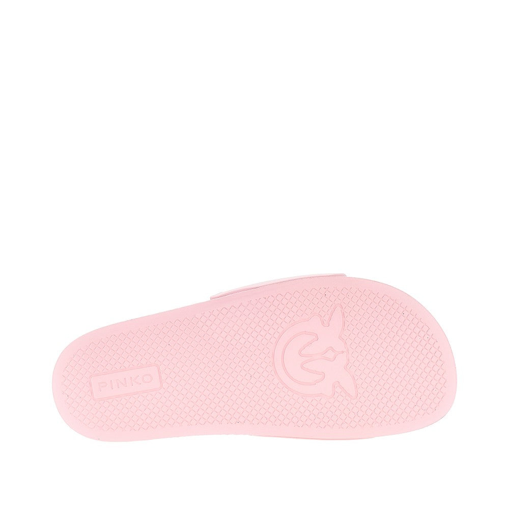 love birds logo rubber slides