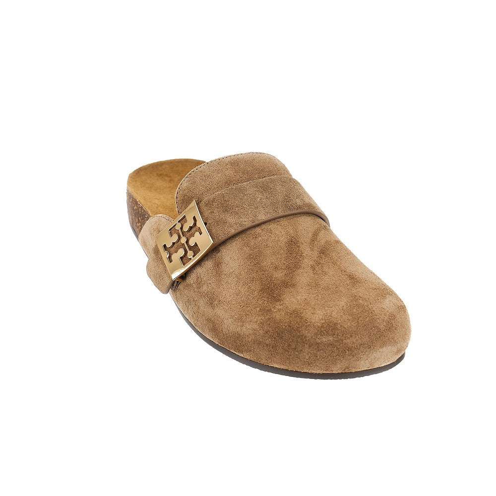 TORY BURCH 6 mellow suede leather mules