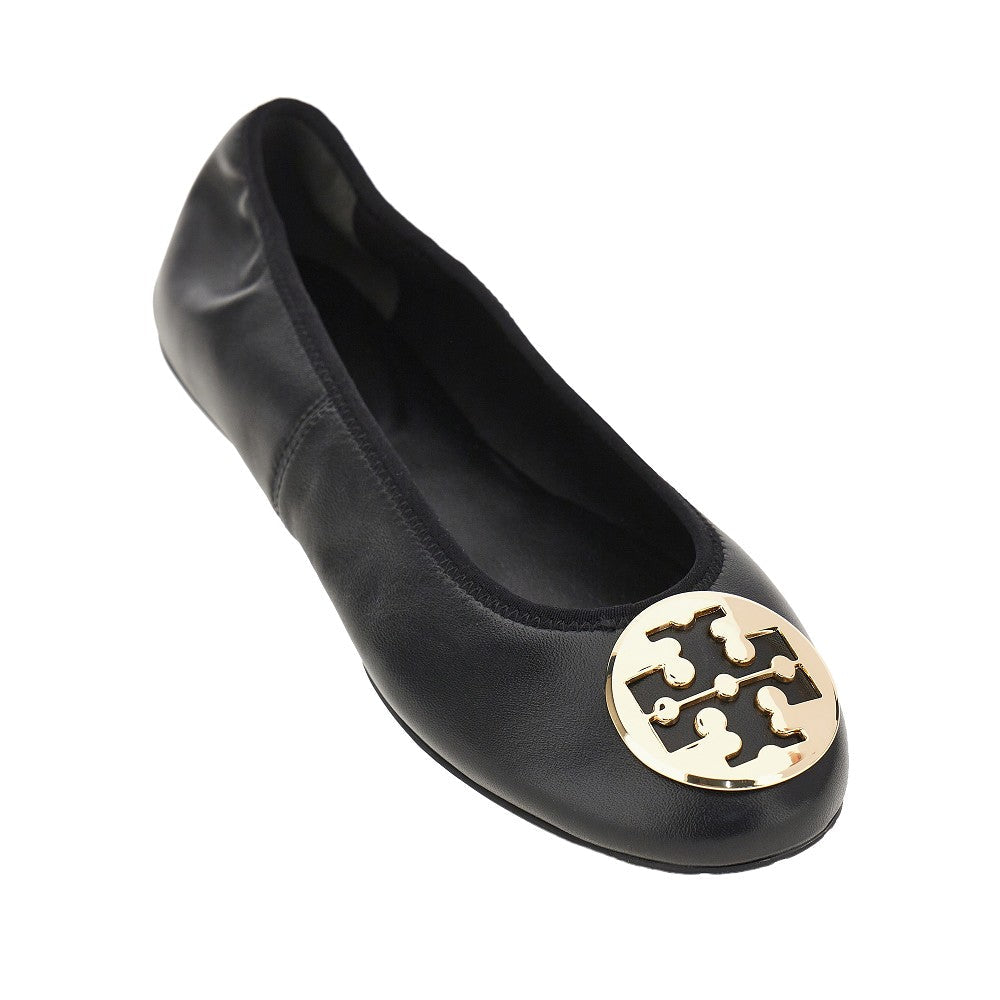 TORY BURCH 6.5 reva nappa leather ballerinas