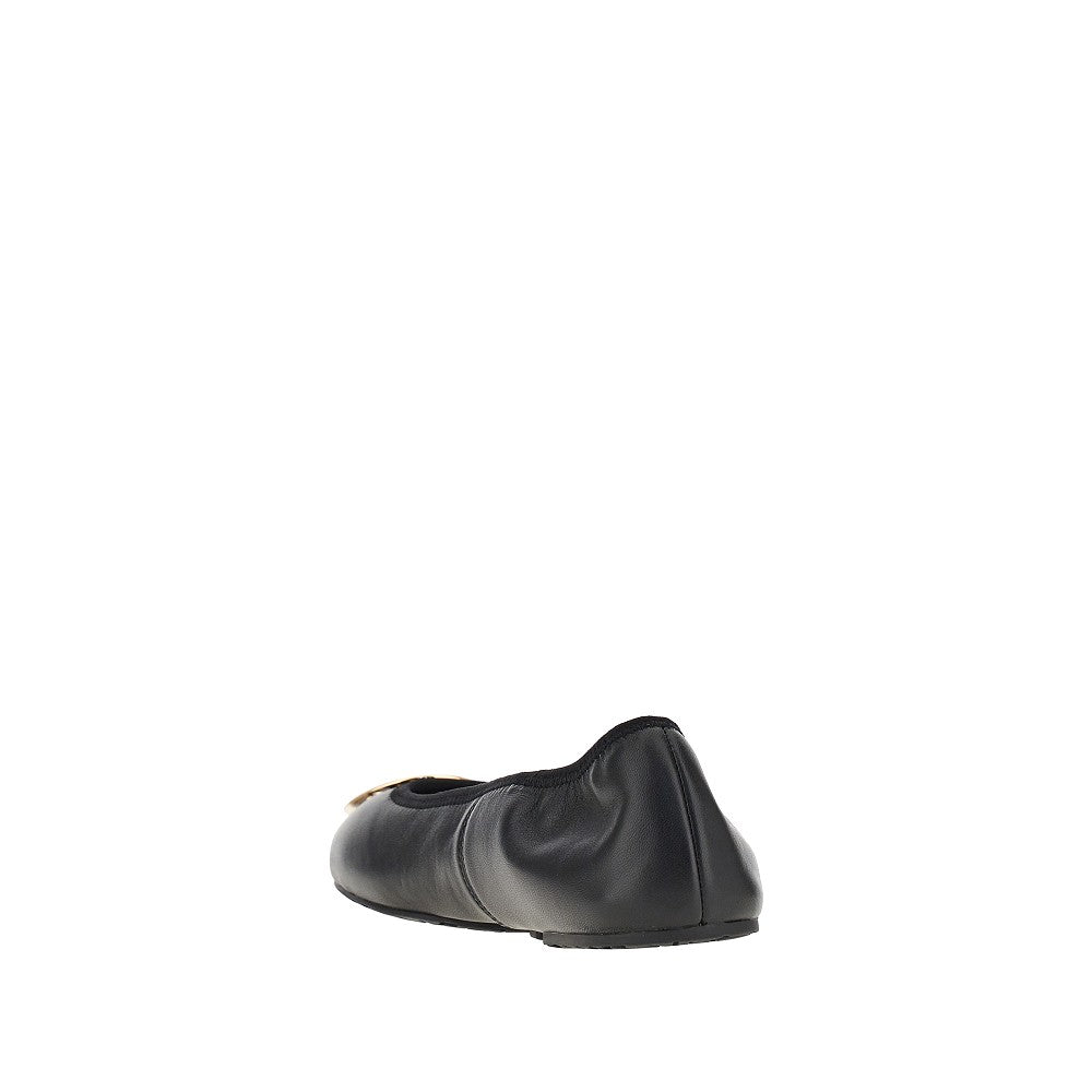 reva nappa leather ballerinas