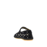 VALENTINO GARAVANI 36 endouce velvet mary-jane ballet flats