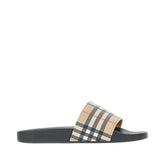 BURBERRY 41 check rubber slides