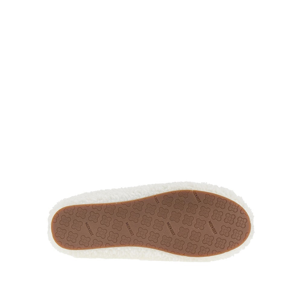 shearling ballet flats