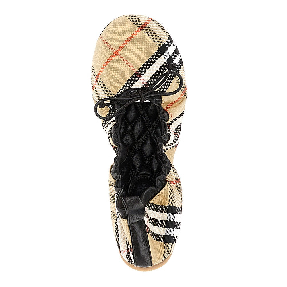 BURBERRY 36 fawn check&amp;