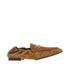 GUCCI 36 suede leather jordaan loafers