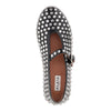 strass-embellished leather ballerinas