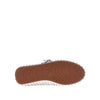 strass-embellished leather ballerinas