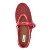 fishnet ballerina flats