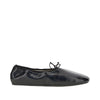 patent leather ballerina flats