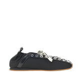 GANNI 36 sporty nylon ballerina flats