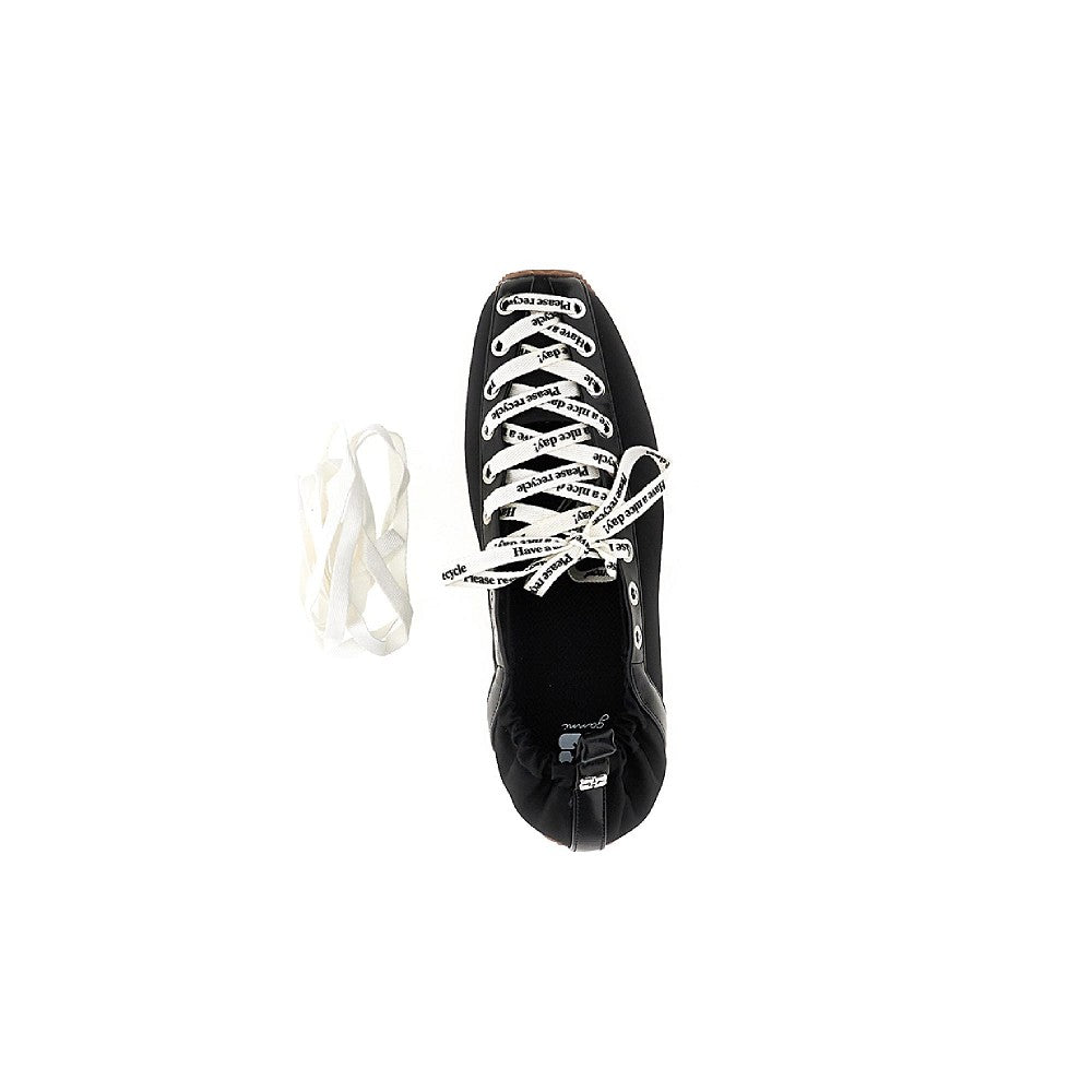 sporty nylon ballerina flats