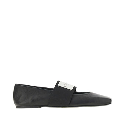 GIVENCHY 36 sliced square nappa leather ballerinas