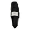 sliced square nappa leather ballerinas