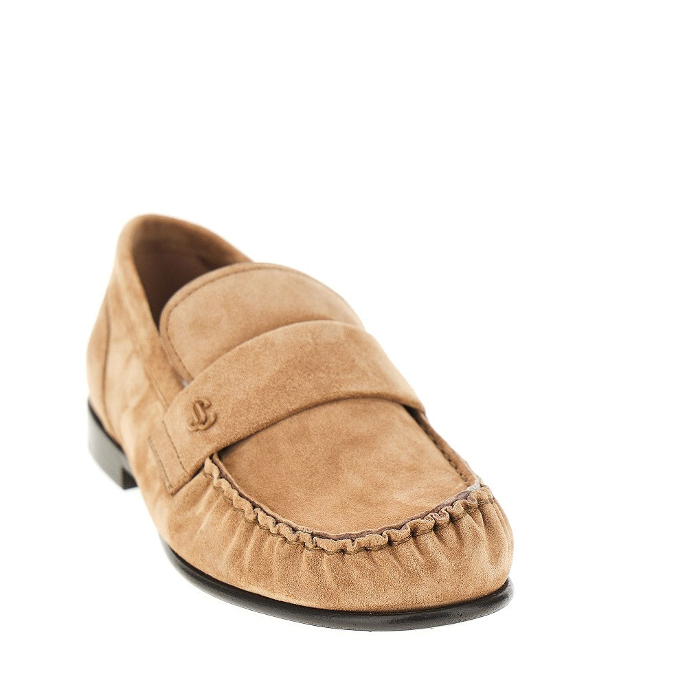 JIMMY CHOO 36 ellis suede leather loafers