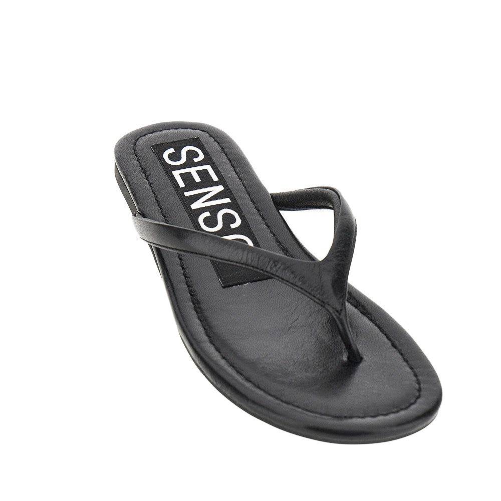 norah leather thong slides