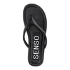 norah leather thong slides