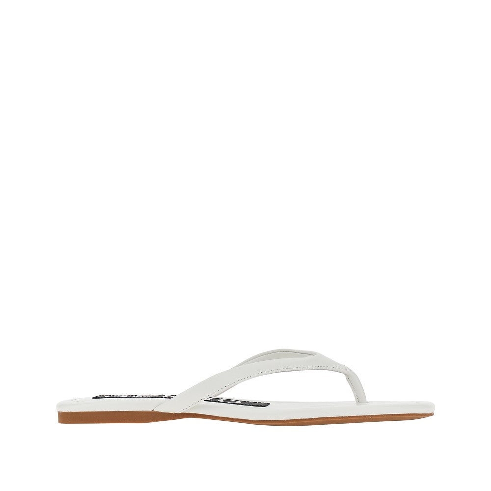 norah i leather thong slides
