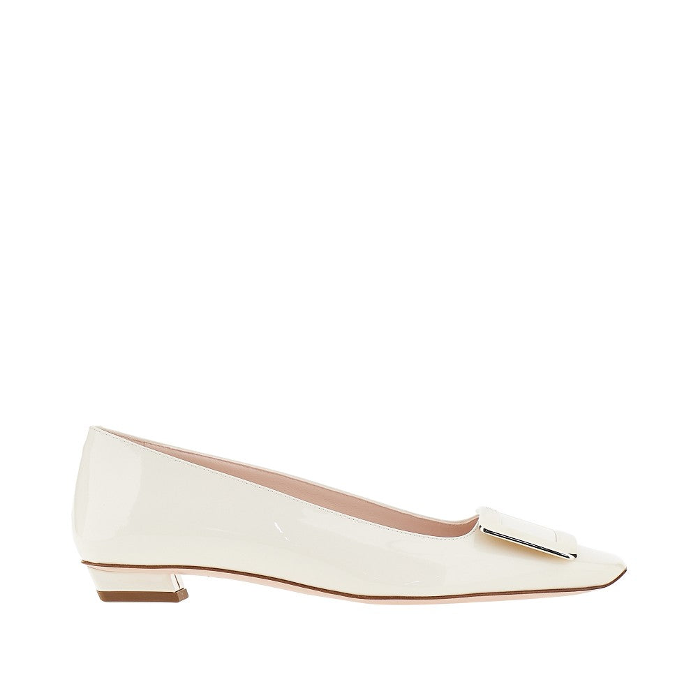ROGER VIVIER 36+ belle vivier patent leather ballerinas