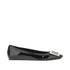 ROGER VIVIER 35+ trompette patent leather ballet flats