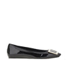 trompette patent leather ballet flats