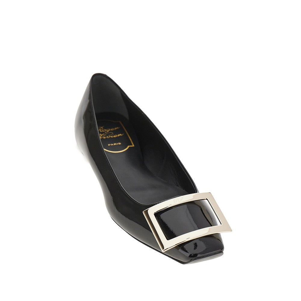 ROGER VIVIER 35+ trompette patent leather ballet flats