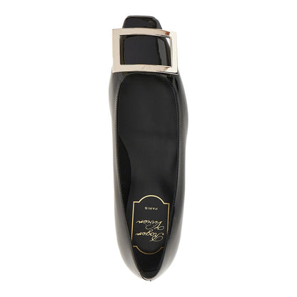 ROGER VIVIER 35+ trompette patent leather ballet flats