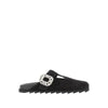 slidy viv suede leather mules