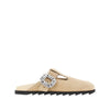 slidy viv suede leather mules