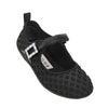 embossed fabric viv low babies ballerinas