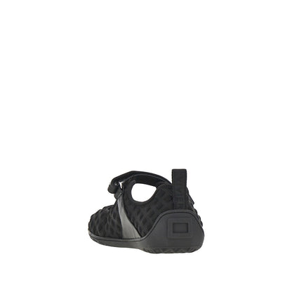 ROGER VIVIER 37 embossed fabric viv low babies ballerinas