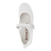 embossed fabric viv low babies ballerinas