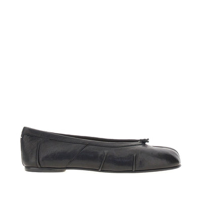 leather tabi ballerinas