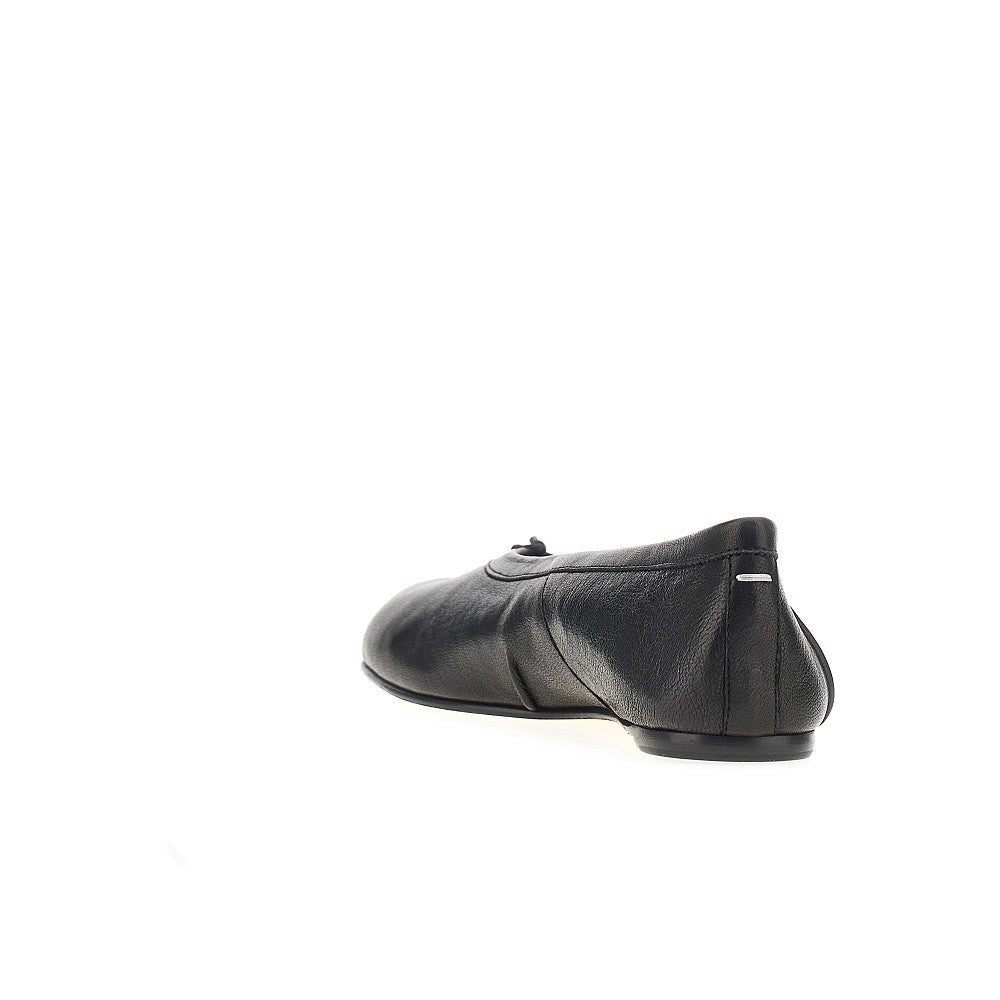 leather tabi ballerinas