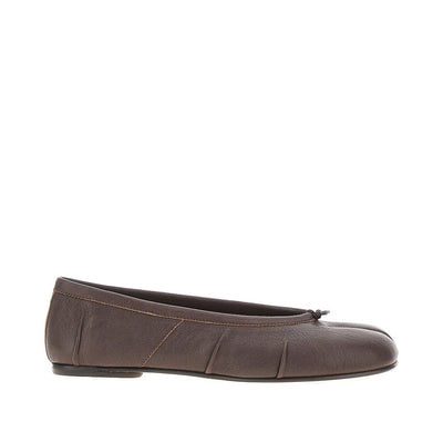 leather tabi ballerinas