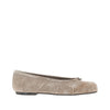 suede leather tabi ballerinas
