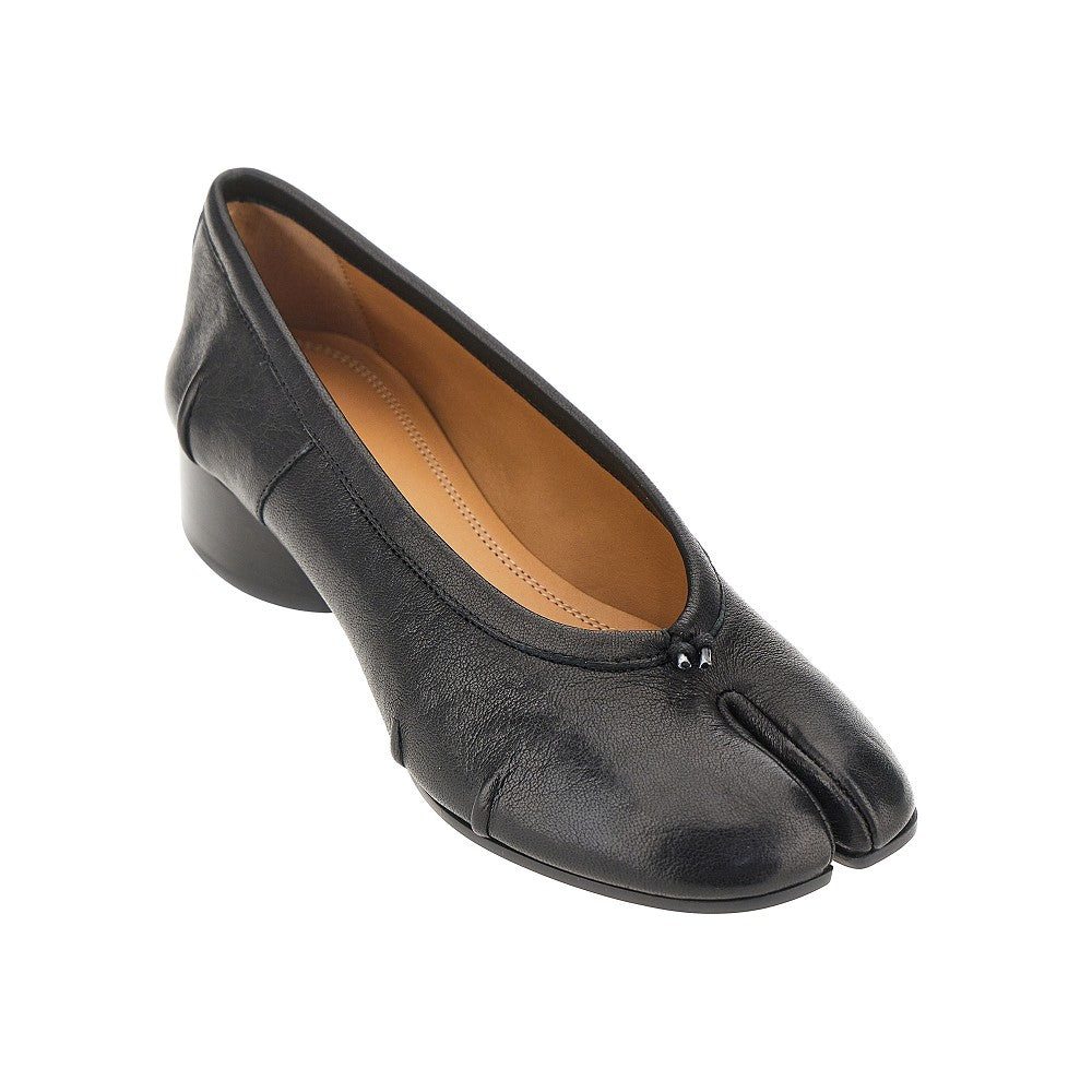 tabi heeled ballerinas